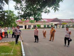 Survei Lokasi Pembangunan, Polres Mesuji Terima Kunjungan Dinas PUPR