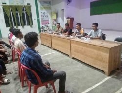 Bhabinkamtibmas Mesuji Aktif Sambangi Sat Linmas, Tingkatkan Sinergi Jaga Kamtibmas Desa
