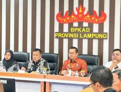 Rapat Evaluasi Ranperda Perubahan APBD Mesuji TA 2025 Digelar di BPKAD Provinsi Lampung
