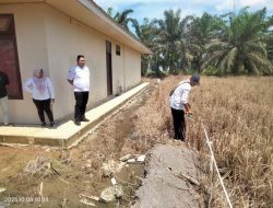 Survey Lokasi Pembangunan Rumah Dinas Kapolsek Sekretaris PUPR Mesuji  Tinjau Langsung Titik Lahan