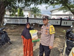 Polres Mesuji Aktif Mendukung Program Gerakan Pangan Murah (GPM)