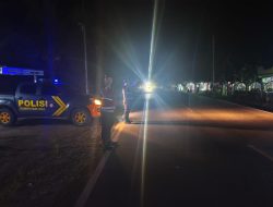 Ciptakan Rasa Aman Kepada Masyarakat, Pamapta Polres Mesuji Patroli Rutin Malam Hari