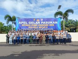 Polres Mesuji Melaksanakan Apel Gelar Pasukan Dalam Rangka Operasi Zebra