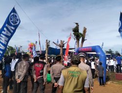 Polres Mesuji Kompi Siaga I Pengaman Jalan Sehat