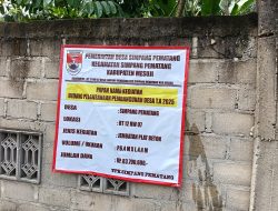 Pembangunan Infrastruktur Desa Simpang Pematang Terus Berlanjut
