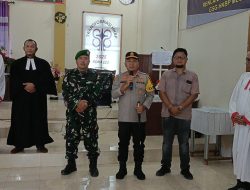 Polres Mesuji Pastikan Keamanan Umat Kristen Beribadah
