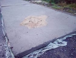 Jalan Cor Rigid di Mesuji Timur Makan Korban Jiwa, Dinas PUPR dan Kontraktor Diduga Lalai Abaikan Rambu Keselamatan