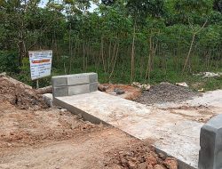 Pemdes Simpang Mesuji Realisasikan Pembangunan Gorong-Gorong