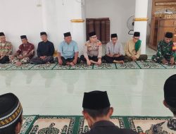 Kapolsek Mesuji Timur Hadiri Safari Ramadhan Tingkat Kecamatan di Desa Dwi Karya Mustika