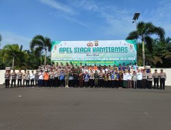 Jajaran Polres Mesuji menggelar Apel Siaga