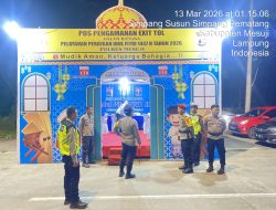 Waka Polres Mesuji Tinjau Pos PAM dan Pos Yan, Pastikan Keamanan dan Pelayanan Optimal