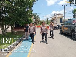 Kabid Dokkes Polda Lampung Selaku Pamatwil Cek Ruang Pelayanan Pamapta SPKT Polres Mesuji
