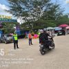 Personel Gabungan Polres Mesuji Melaksanakan Pengamanan di Tempat Wisata Taman Kehati