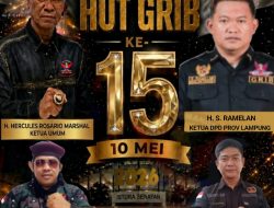 HUT ke-15 GRIB Jaya: Apri Susanto SH & Delegasi Mesuji Hadiri Puncak Perayaan Akbar di Istora Senayan Jakarta