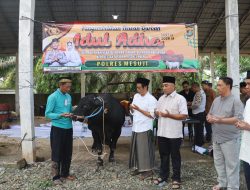 Kepolisian Resor (Polres) Mesuji Melaksanakan Kegiatan Penyembelihan