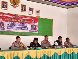 Jajaran Polres Mesuji Laksanakan Jumat Curhat