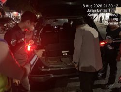 Amankan Wilayah, Siaga Kompi II Polres Mesuji Laksanakan Razia Kendaraan