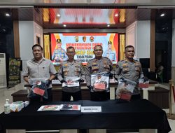 Polres Mesuji Gelar Konferensi Pers, Ungkap Kasus Tindak Pidana